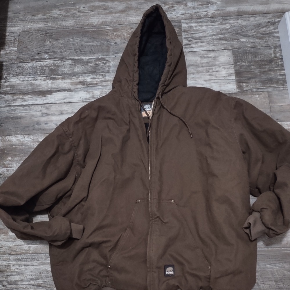 Hooded coat
